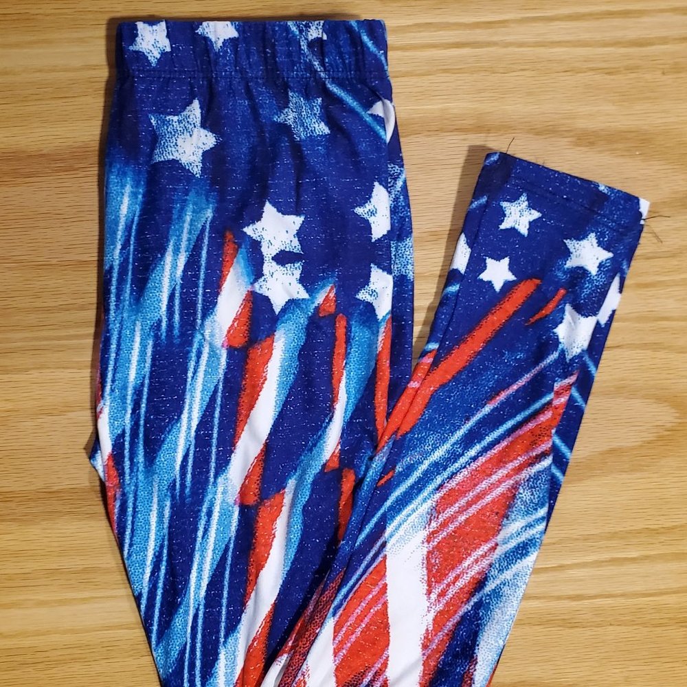 Kids Star-Spangled Leggings L/XL (fits size 7-12)